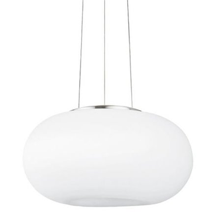 Lampa wisząca Optica 35cm klosz szklany matowy opal do salonu sypialni jadalni kuchni 2 żarówki