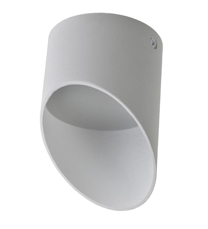 Lampa sufitowa Momo biała matowa średnica 11,5cm asymetryczna