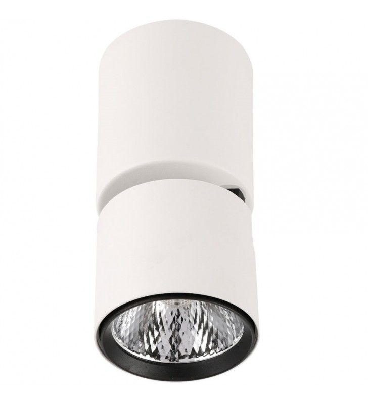 Lampa sufitowa downlight biała czarne wykończenie Boniva LED